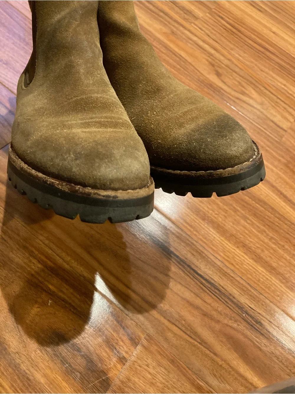 Thursday Boot Company Women's 6.5 Legend Brown Suede Chelsea Boots  Leather
